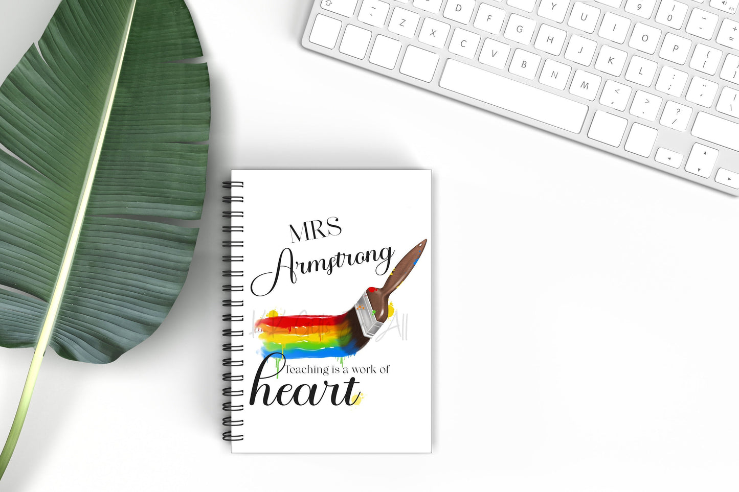 Personalised Teacher A5 Notebook, Gift For Teaching Assistant, Teacher End Of Term Gift, Teacher TA Notes