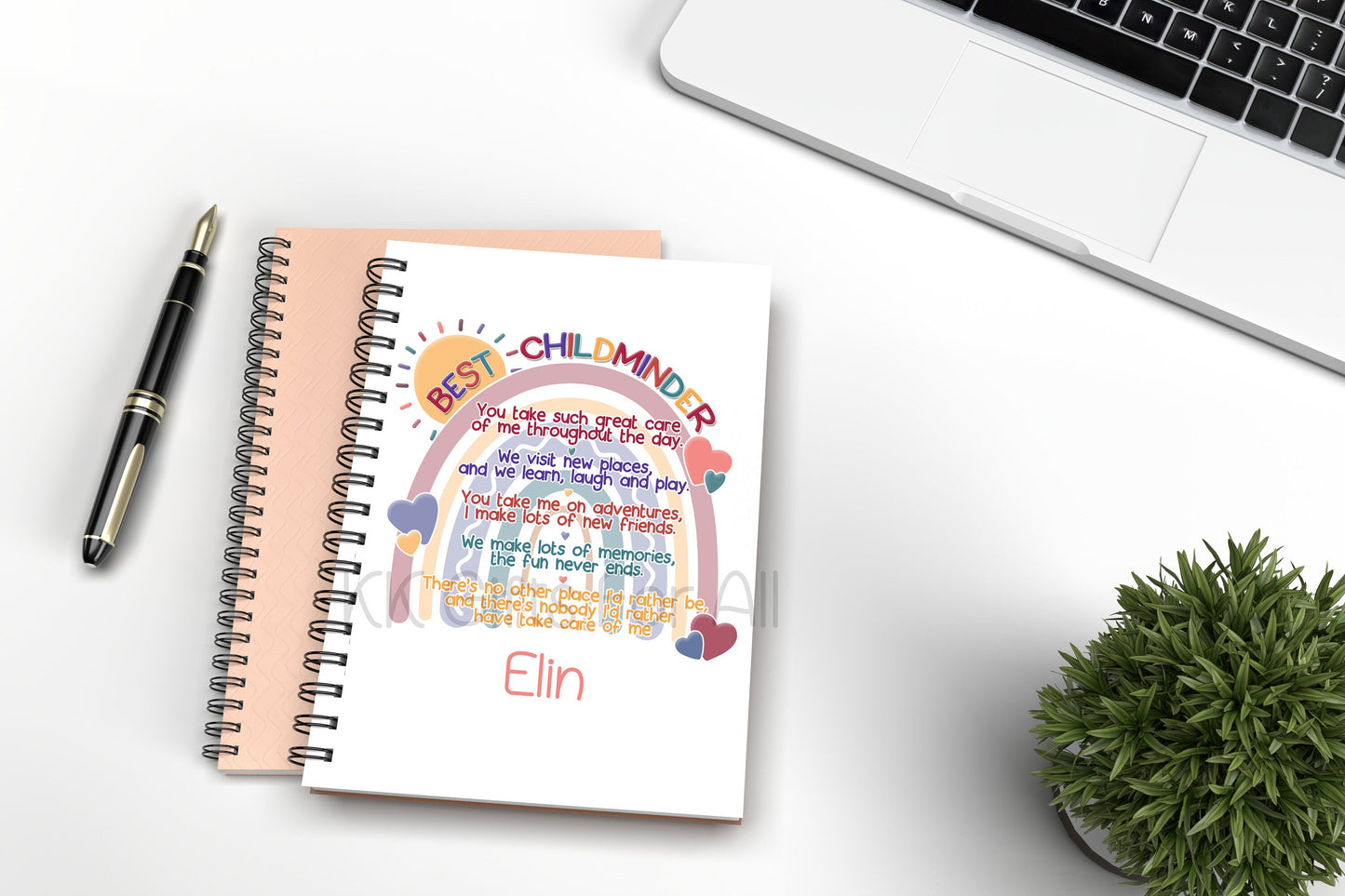 Personalised Best Child-Minder A5 Notebook, Gift For Childminder, Thank You Child-Minder