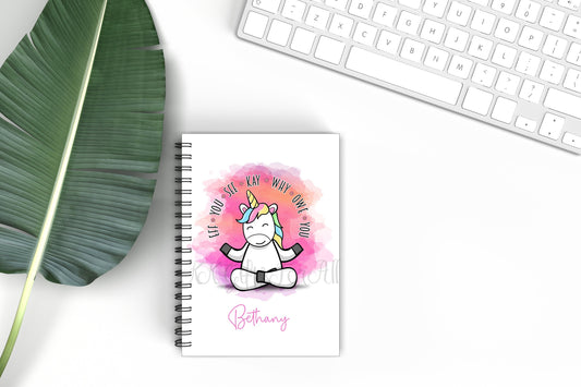Personalised Swearing A5 Notebook, Birthday Gift For Friend,  Adult Rude Notes