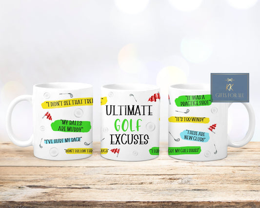 Golfer Dad Gift, Father's Day Gift, Birthday Gifts For Him, Dads Coffee Mug, Golfer Gift, Golfing Dad Gift, Golfer Mug, Golf Mad Grandad