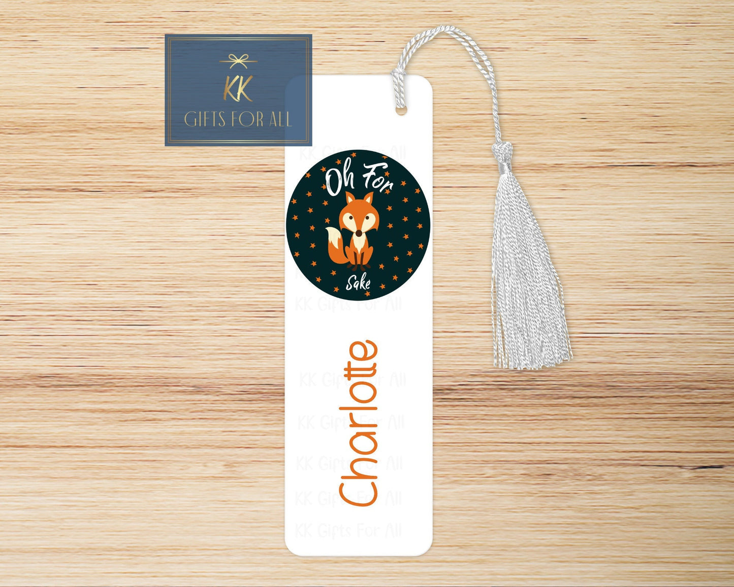Funny Fox Bookmark, Personalised Bookmark, Subtle Rude Gift, Adult Book Mark, Letterbox Gifts For Her, Reading Book Marker, Large Metal Mark