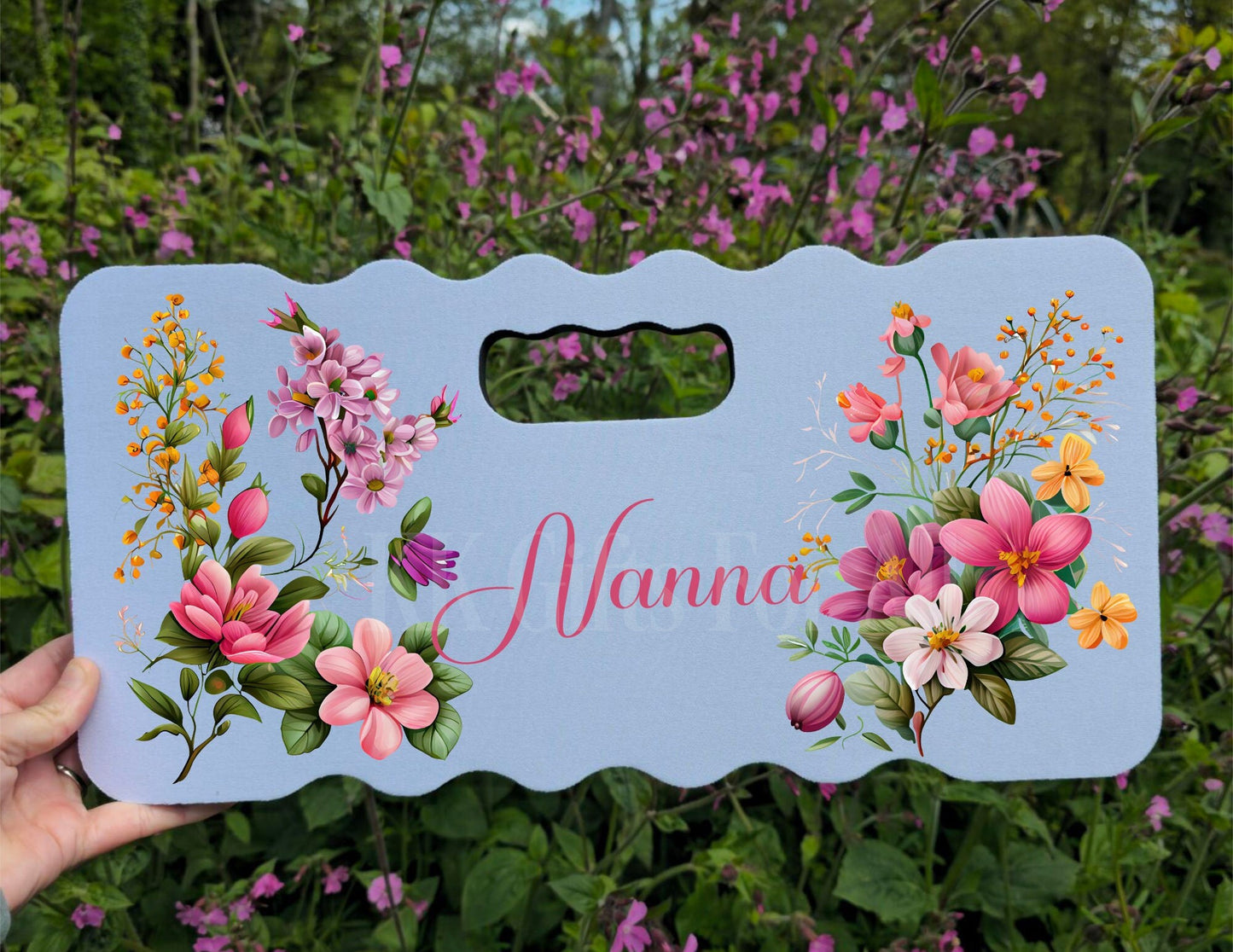 Personalised Kneeling Pad, DIY Gardening Knee Pad, Floral Knee Cushion