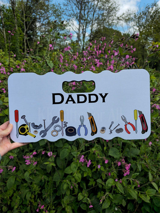 Personalised Kneeling Pad, Men DIY Tool Mat, Gardening Board