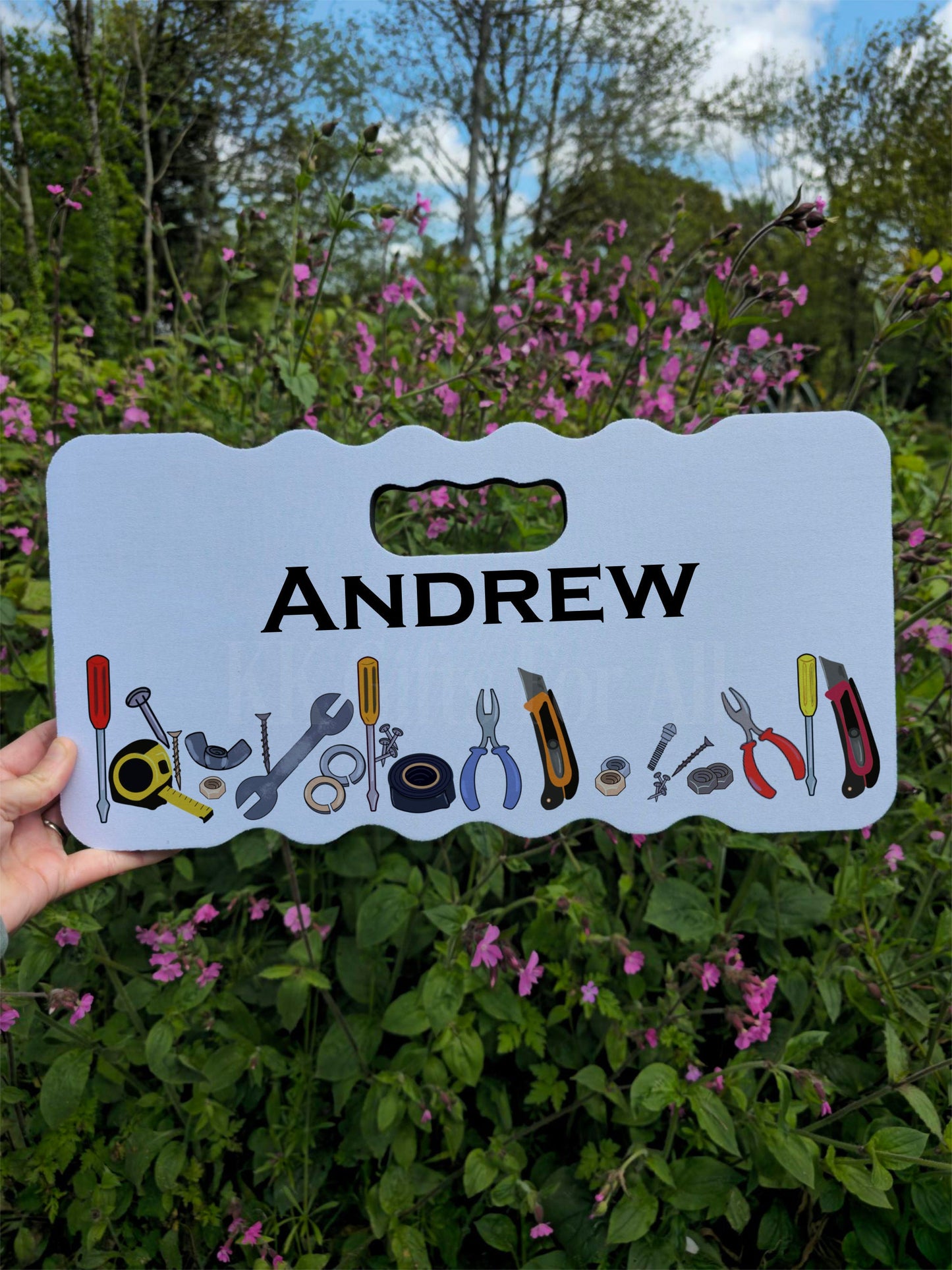 Personalised Kneeling Pad, Men DIY Tool Mat, Gardening Board