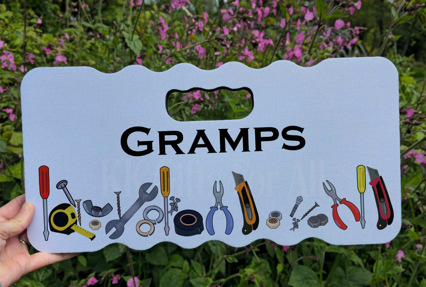 Personalised Kneeling Pad, Men DIY Tool Mat, Gardening Board