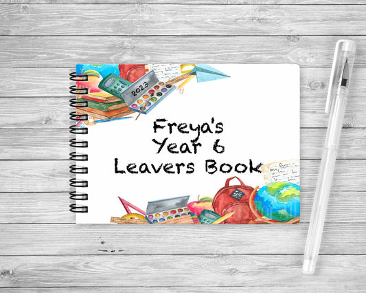 Personalised Year 6 Leavers Book School Leavers A6 Notebook For School Leavers