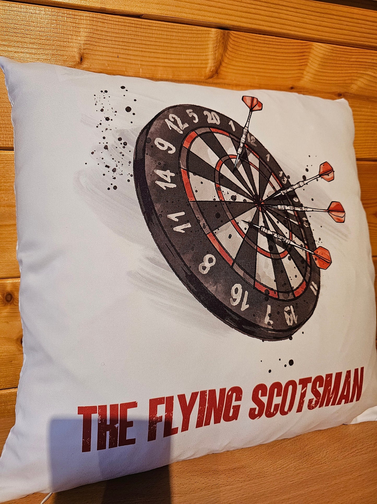 Personalised Cushion, Darts Cushion, Gift For Male, Father's Day Gift, Dad Grandad Cushion