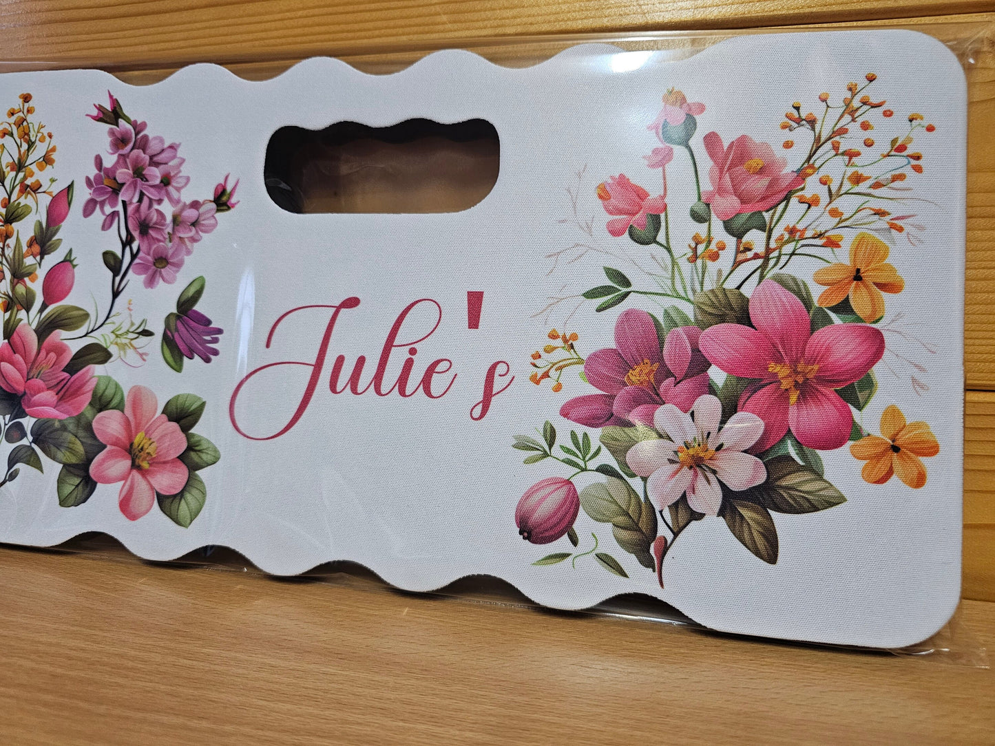 Personalised Kneeling Pad, DIY Gardening Knee Pad, Floral Knee Cushion