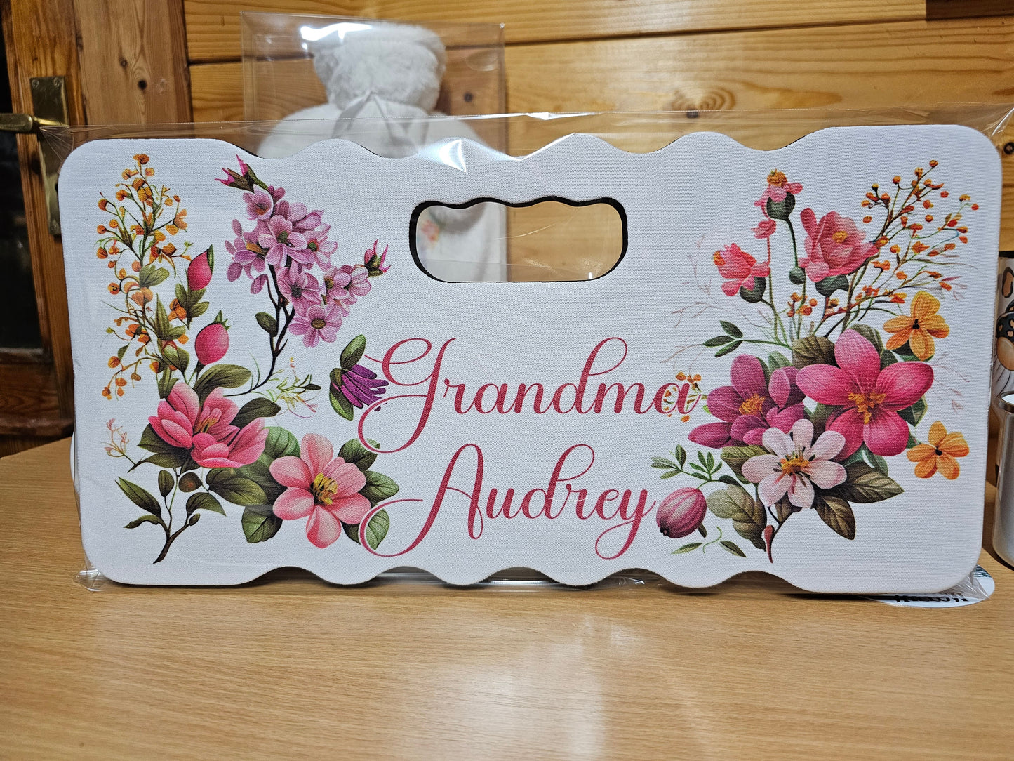 Personalised Kneeling Pad, DIY Gardening Knee Pad, Floral Knee Cushion