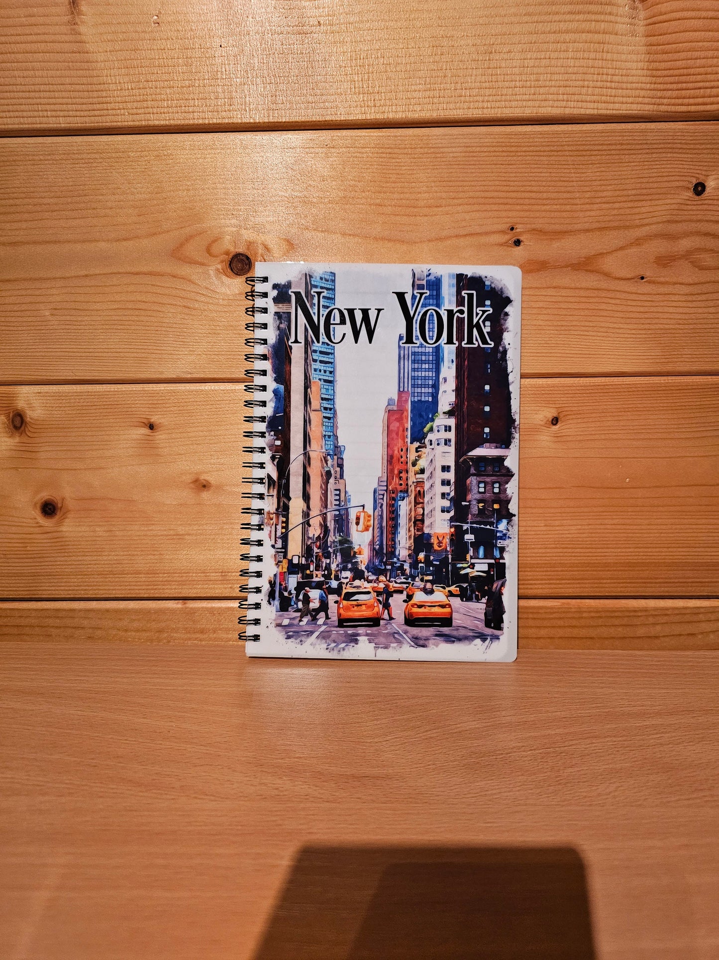 New York Travel Notebook, A5 Lined Tavel Plans Notepad