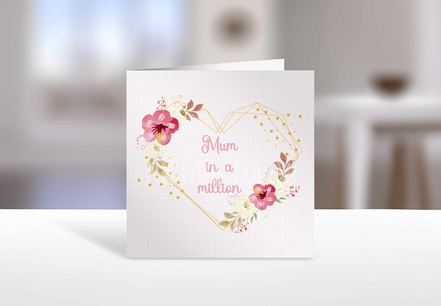 Card For Mum, Mum In A Million, Mum Birthday Card, Special Mum, Best Mum Card