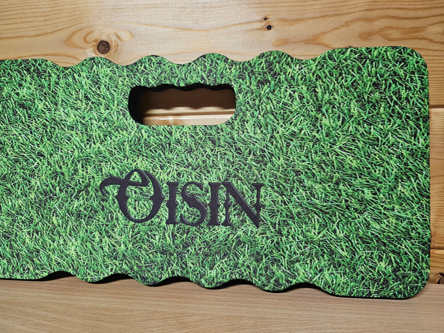 Personalised Green Grass Kneeling Pad, Men DIY Gardening, Grandad Daddy Gramps