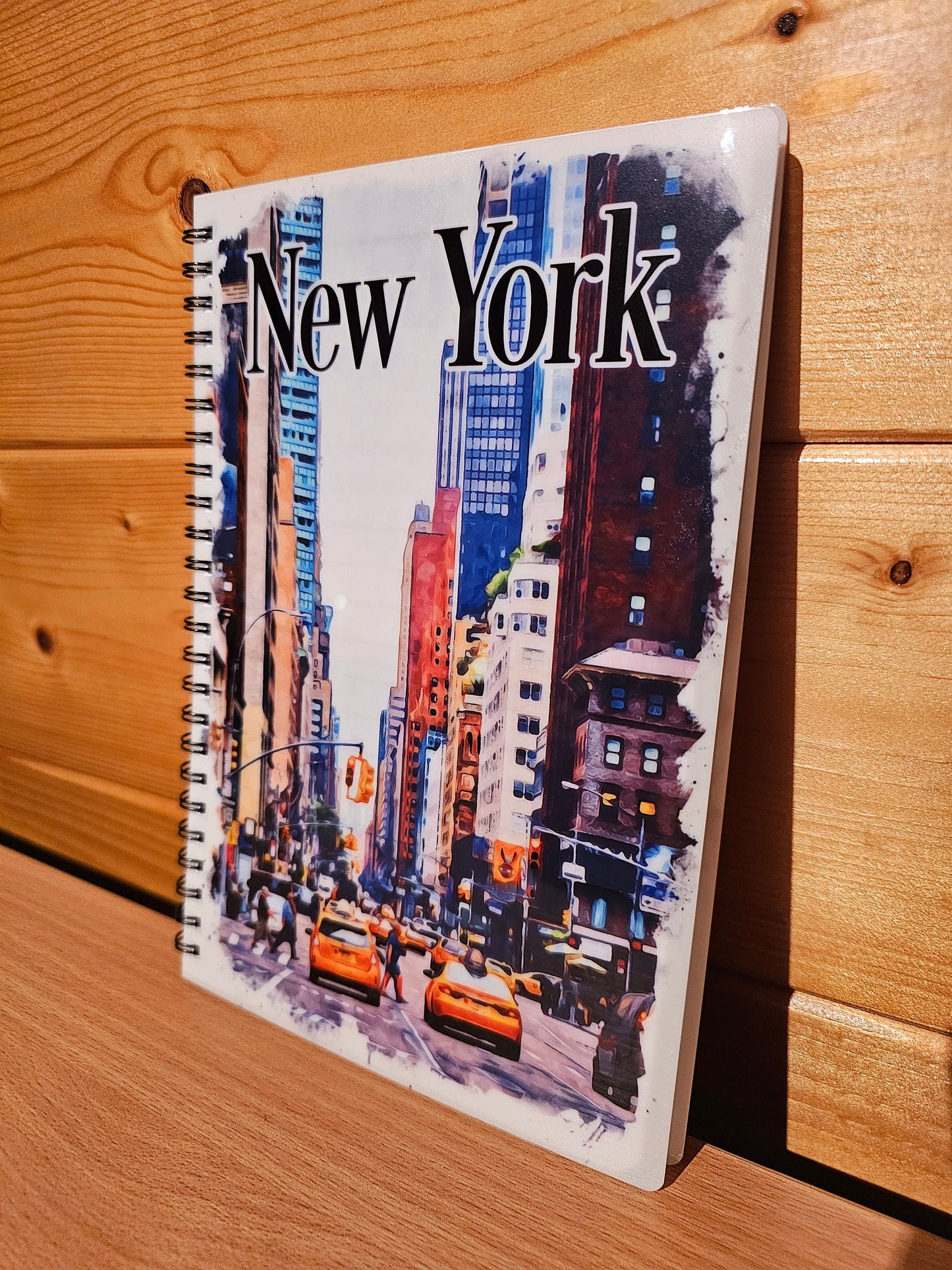 New York Travel Notebook, A5 Lined Tavel Plans Notepad