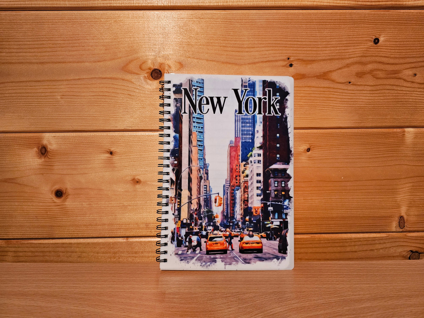 New York Travel Notebook, A5 Lined Tavel Plans Notepad