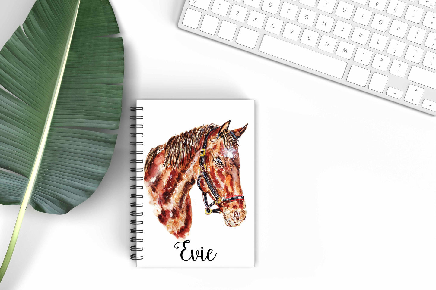 Personalised Horse A5 Notebook, Gift For Horse Lover, Birthday Gift For Friend Mum Daughter