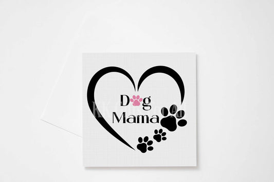 Birthday Card For Dog Mummy, Dog Mum Mama Mom Mama, Dog Mother Birthday Card