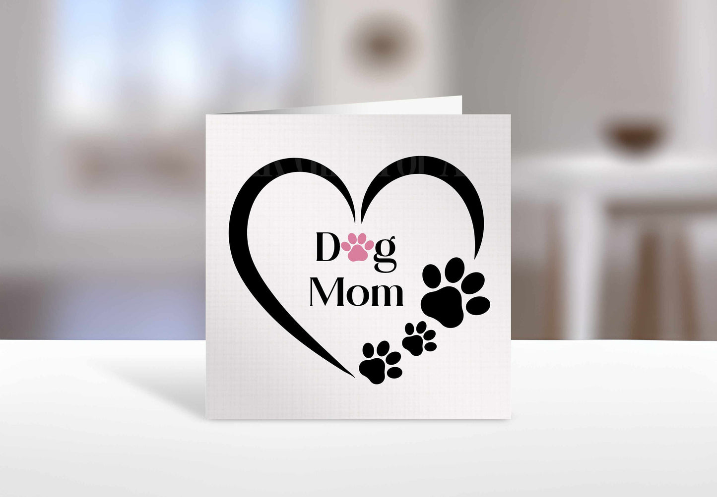 Birthday Card For Dog Mummy, Dog Mum Mama Mom Mama, Dog Mother Birthday Card