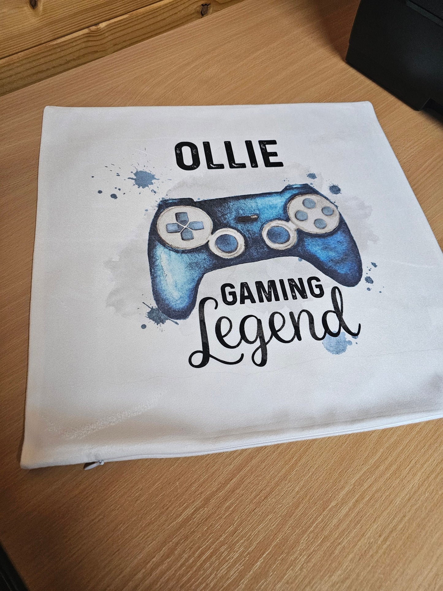 Personalised Gaming Cushion, Teen Boy Gift Pillow, Gamer Gifts, Gamer Lover Bedroom Decor