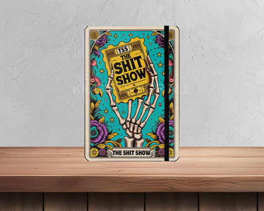 A5 Notebook, The Shit Show Notebook, Sarcastic Gifts For Adults, Skeleton Notebook