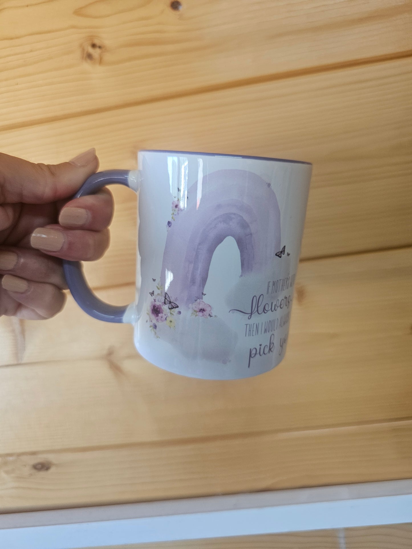Purple Mum Ceramic Mug