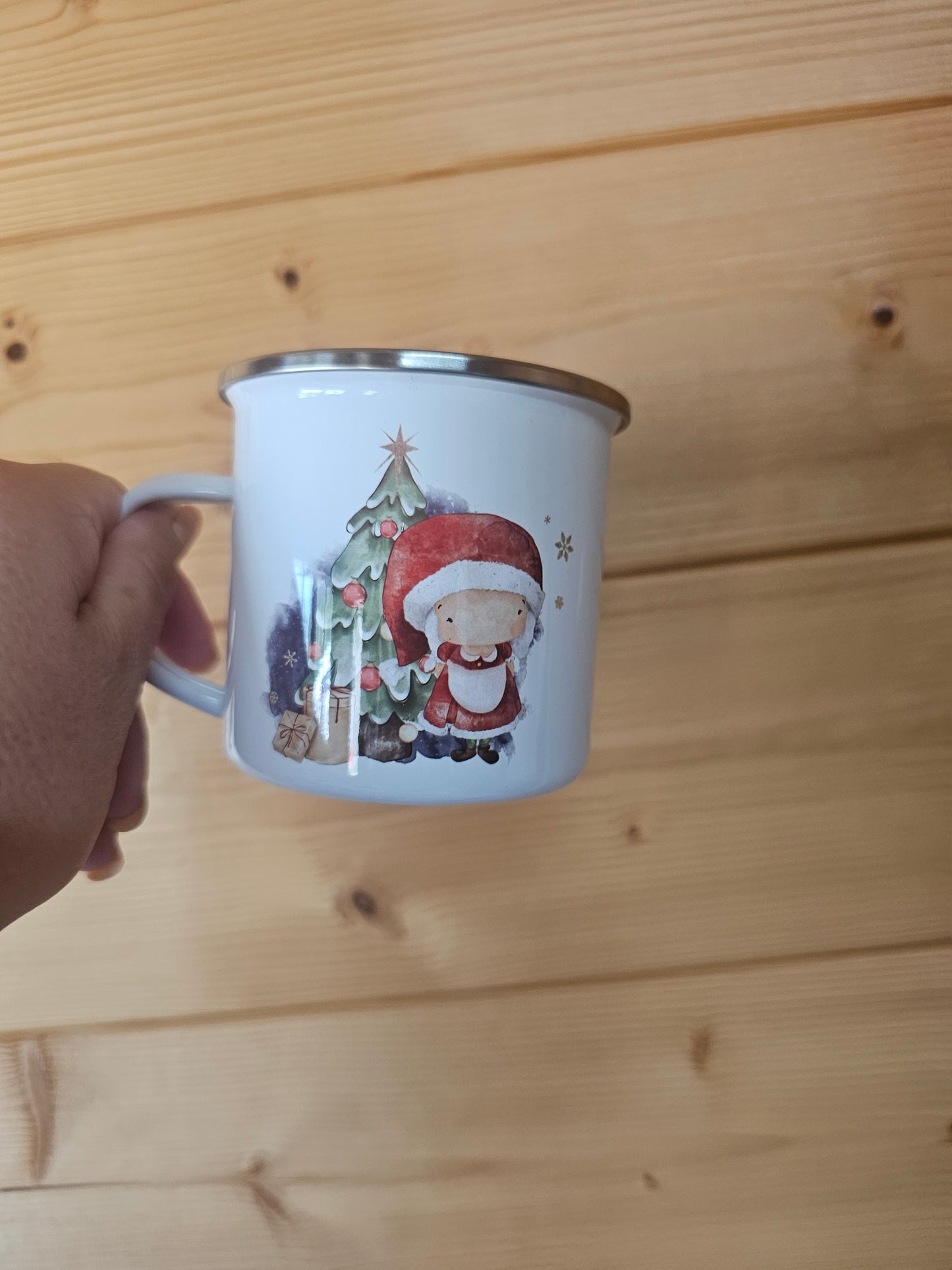 Christmas Enamel Mug