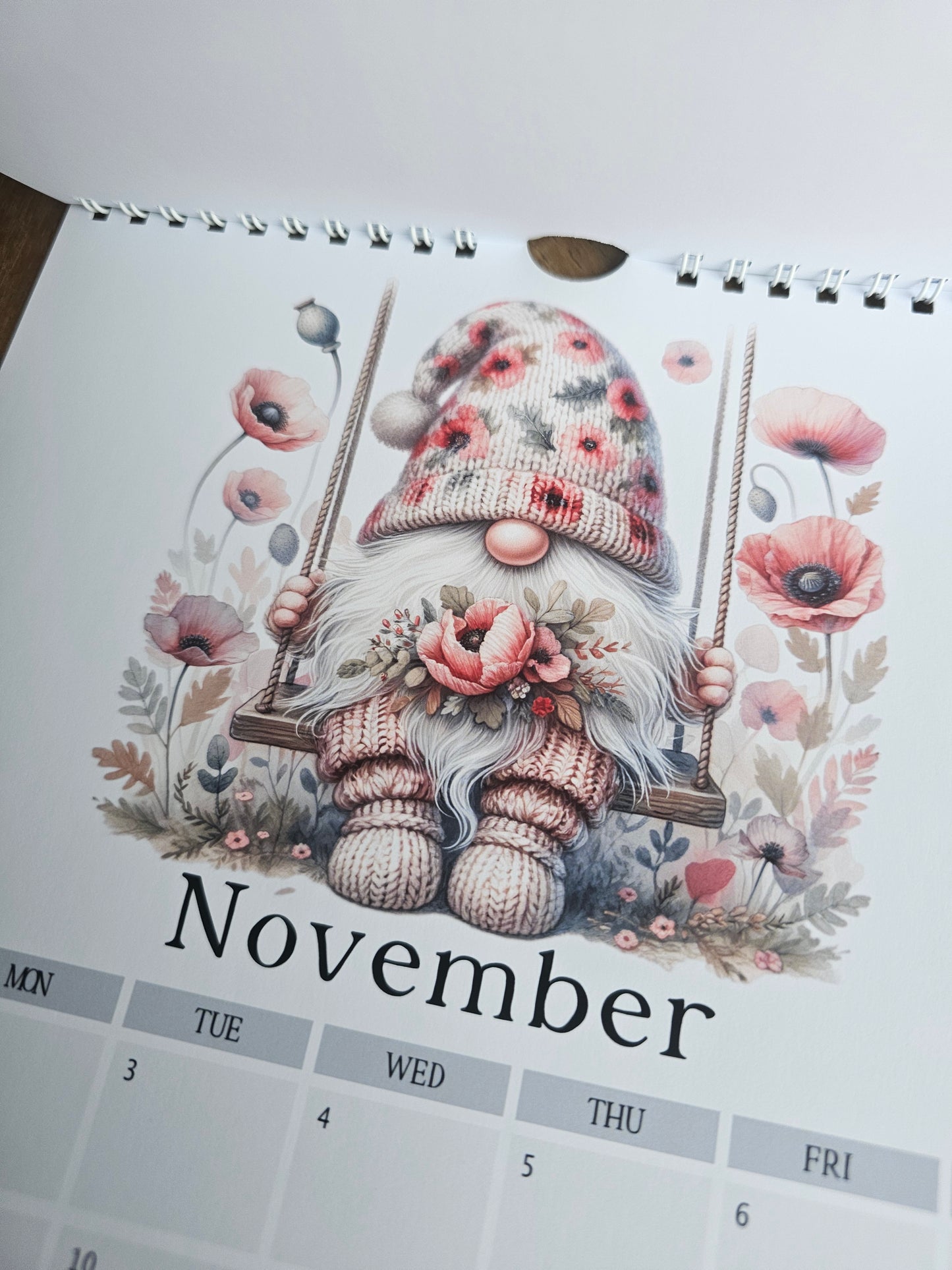 2026 Gonk Wall Calendar – Cute Gnome Monthly Planner