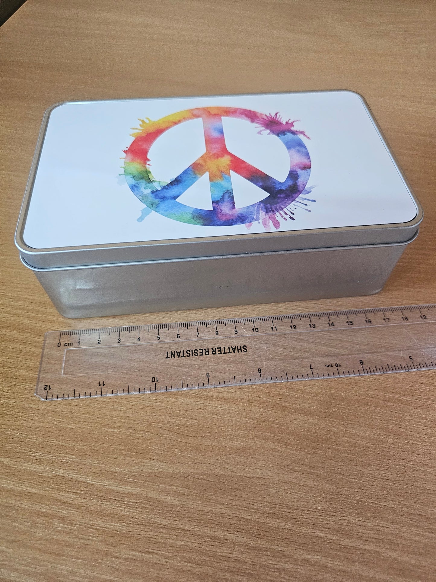 Peace Silver Tin