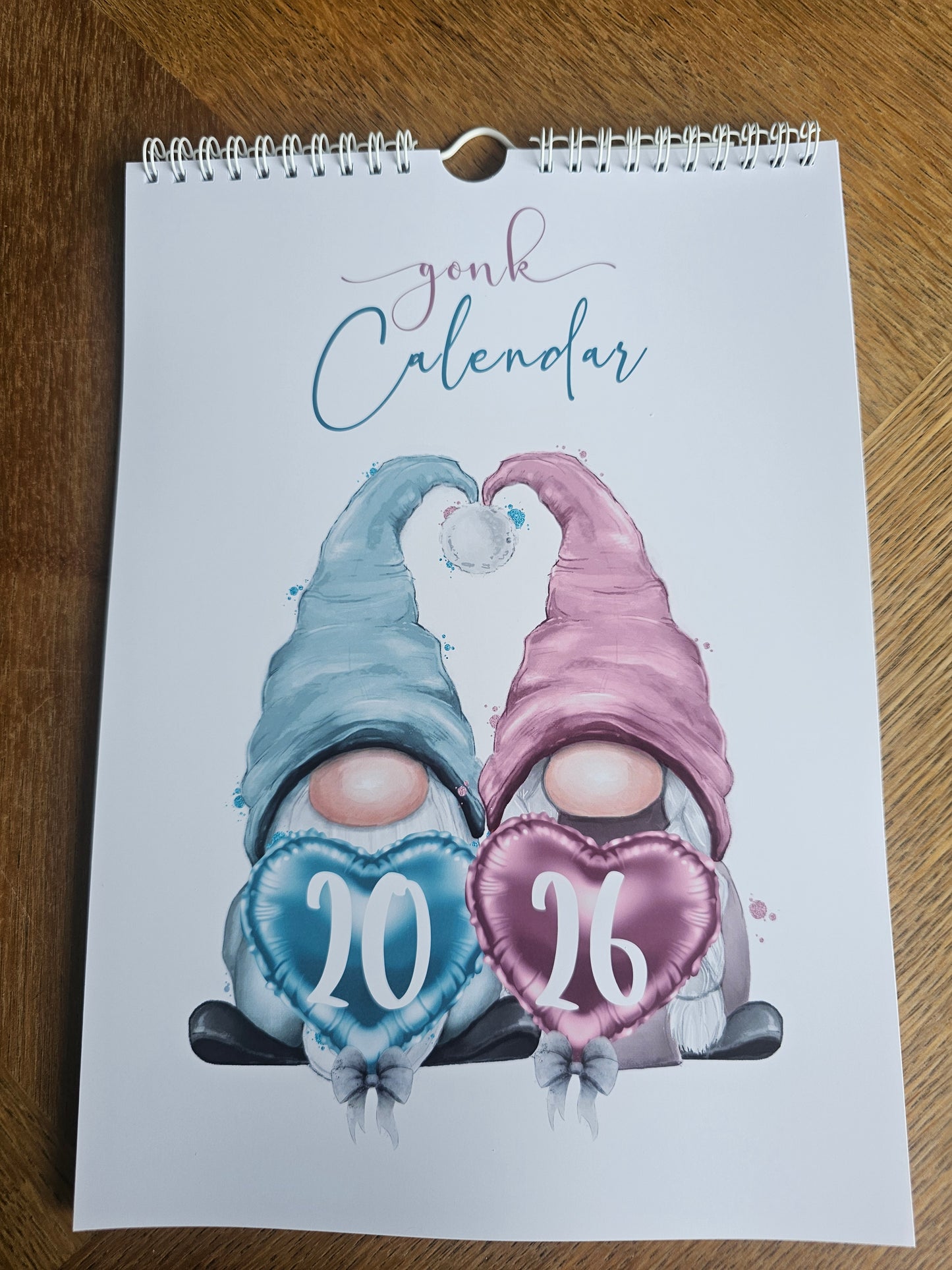 2026 Gonk Wall Calendar – Cute Gnome Monthly Planner