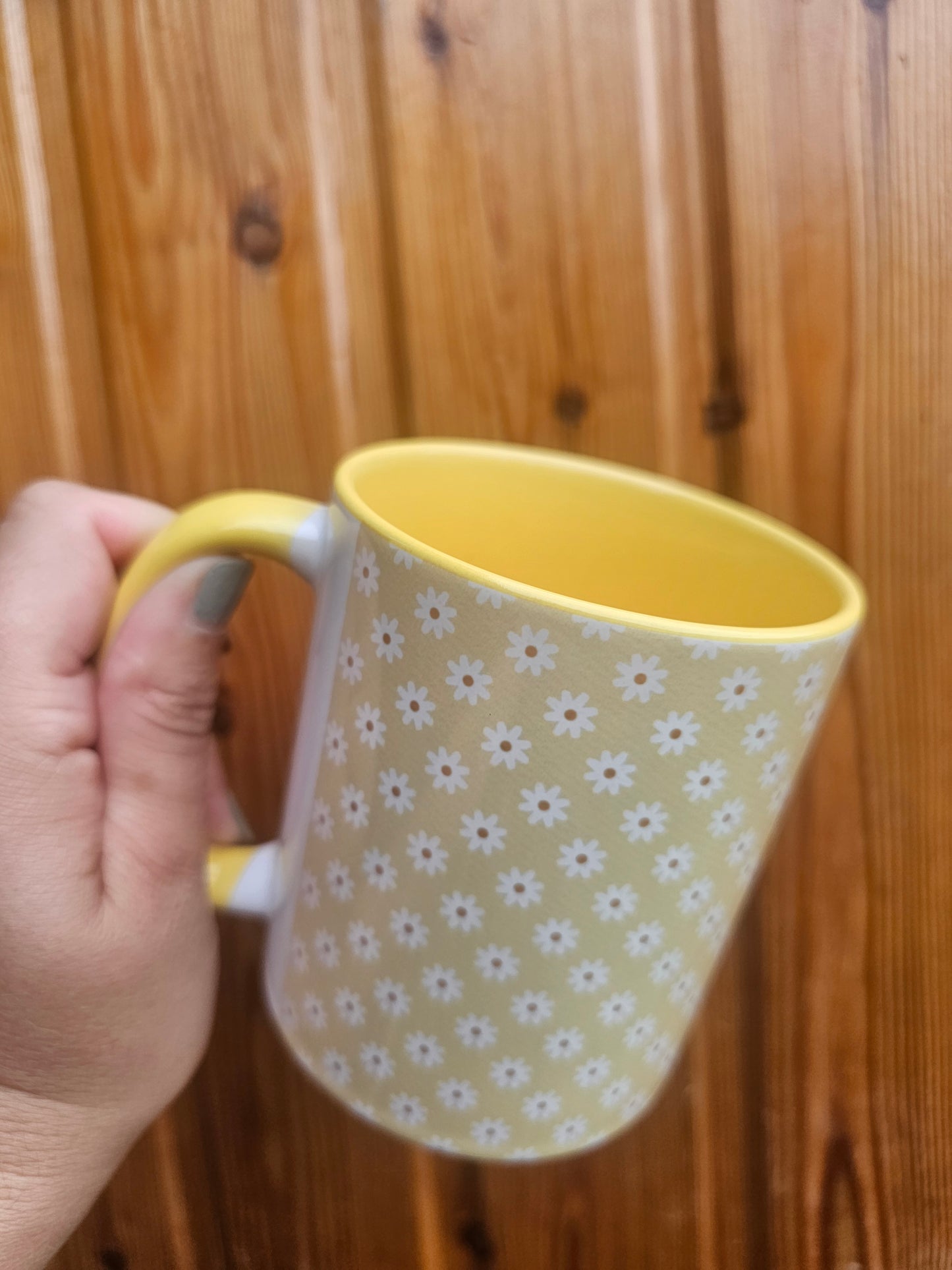 Yellow Flower Ceramic Mug