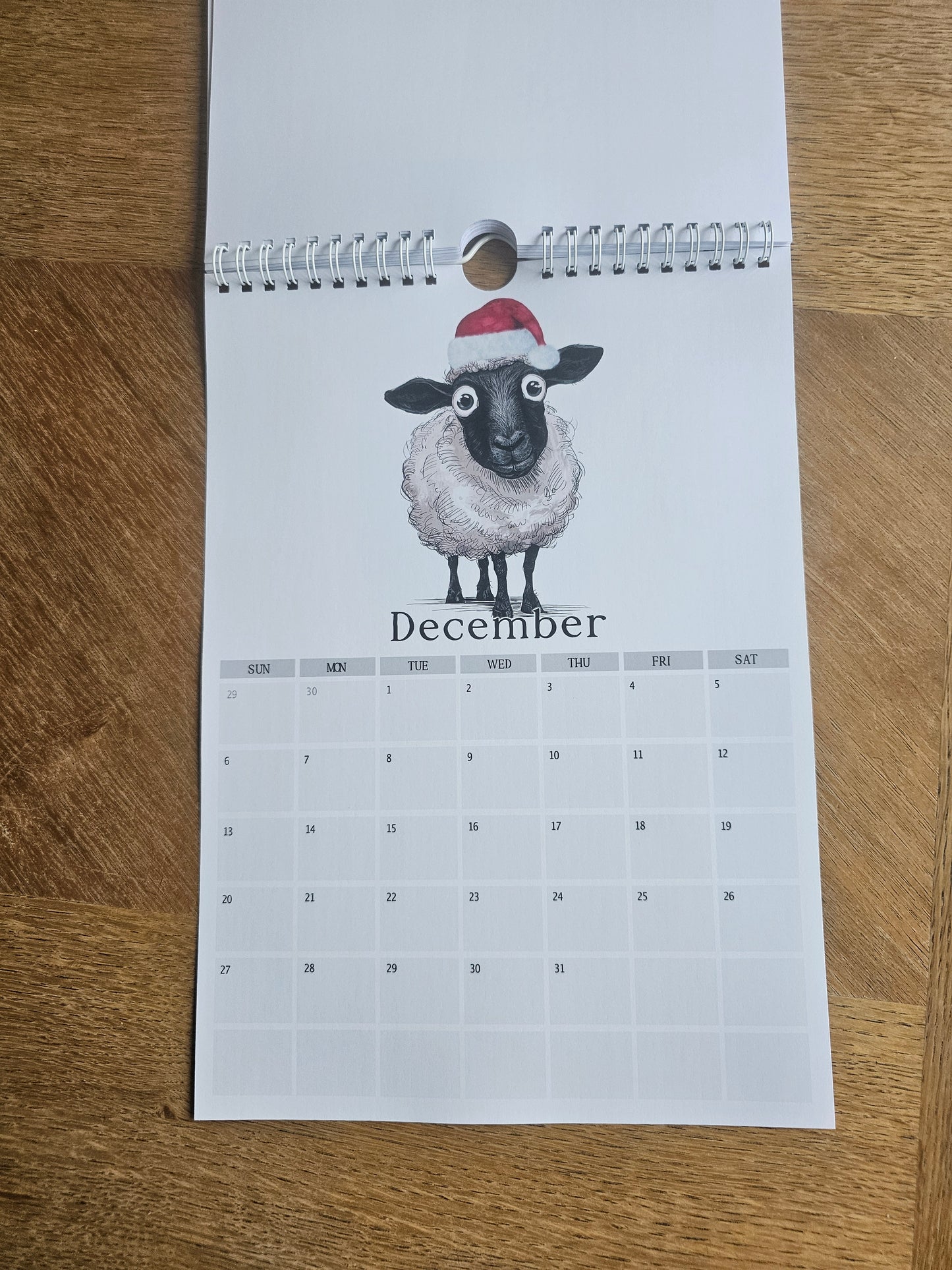 2026 Quirky Sheep Wall Calendar – Funny Sheep Farm Animal Planner