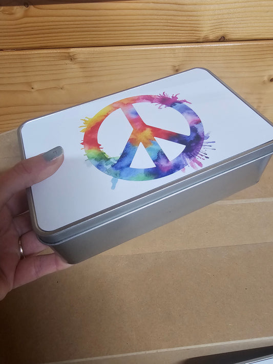 Peace Silver Tin