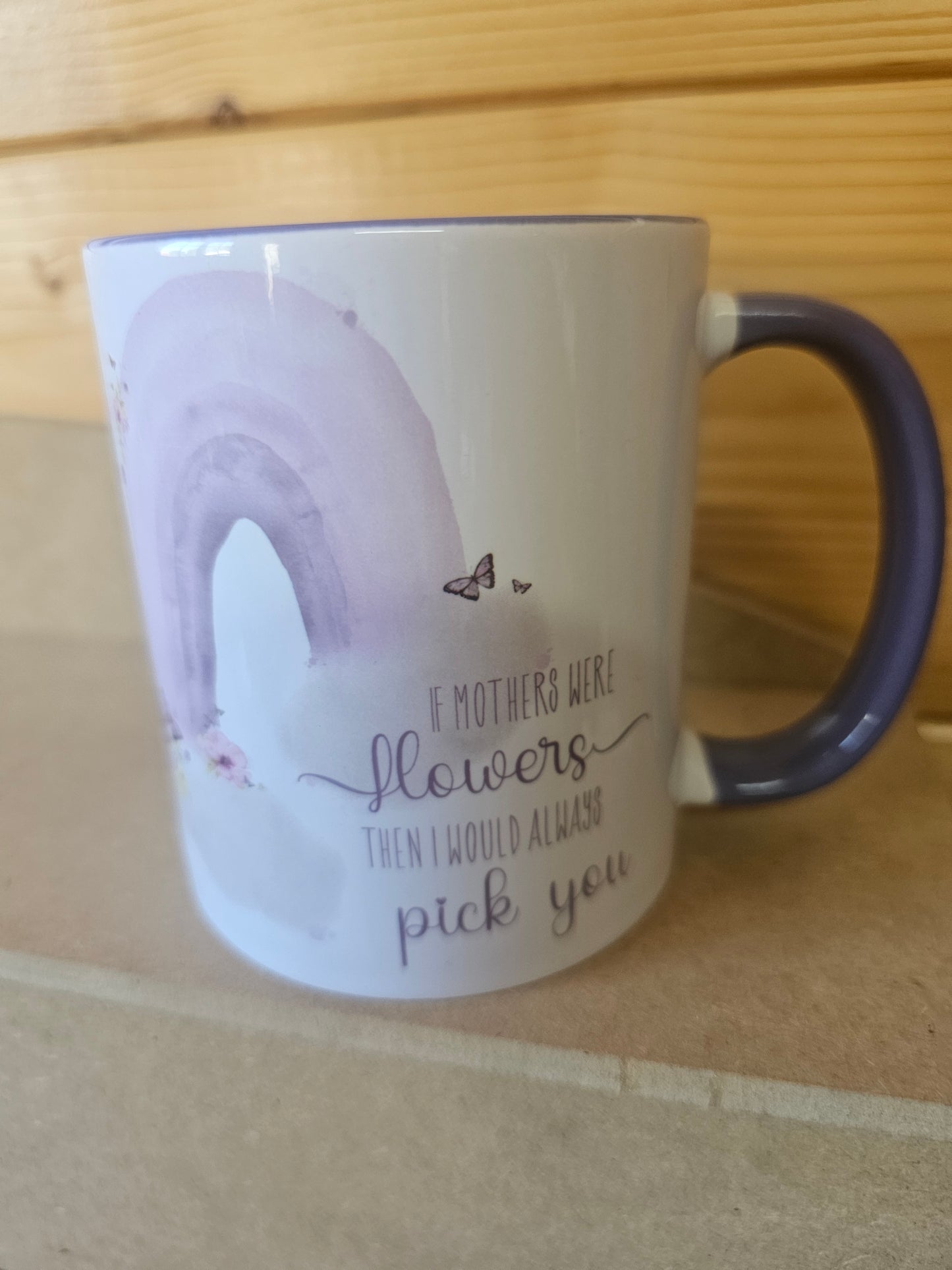 Purple Mum Ceramic Mug